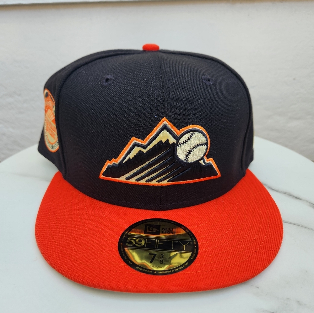 New era Colorado Rockies 59FIFTY Anniversary Fitted Hat Black